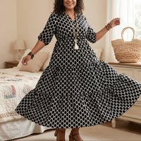 Boho Maxi Dress with Pockets