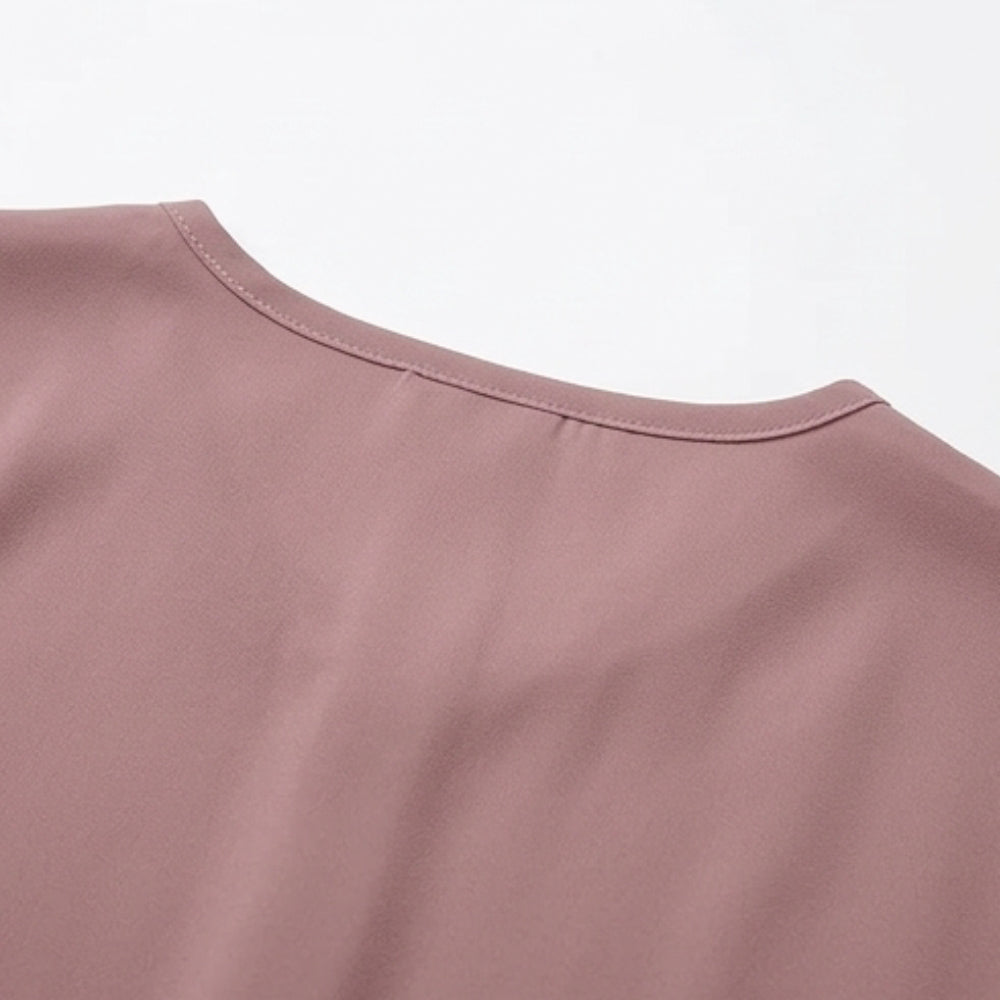Twist-Knot V-Neck Top for Effortless Everyday Style
