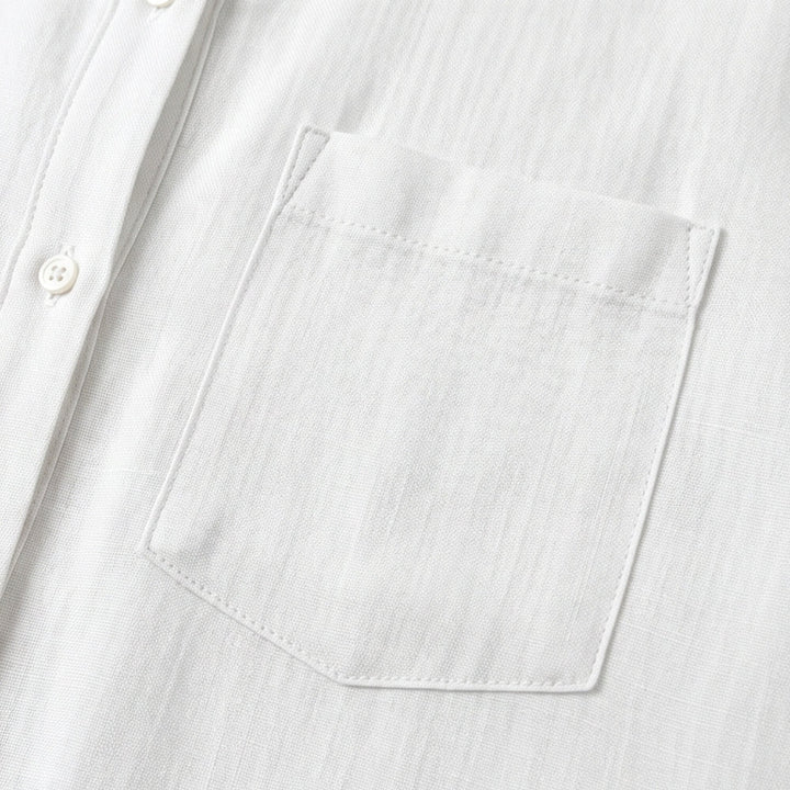 Breathable Cotton Button Up Shirt