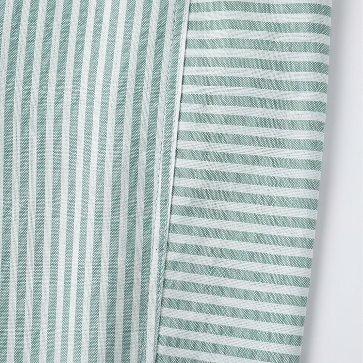Striped Pants with Elastic Waist — View 11 | Clova