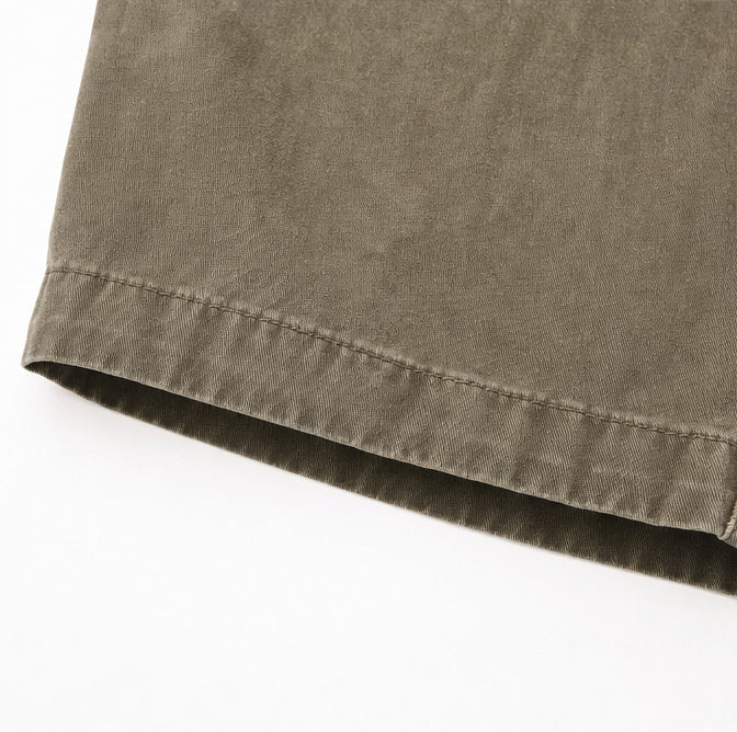 Relaxed Cargo Capris with Deep Utility Pockets, Mid-Calf Length, Mocha