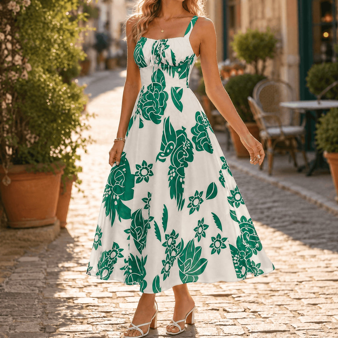 Floral Midi Summer Dress
