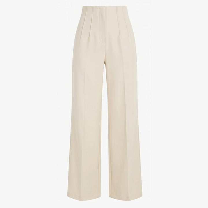 Tailored Pleated Trousers for Elongated Legs