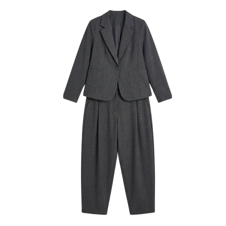 Relaxed Blazer and Trouser Set