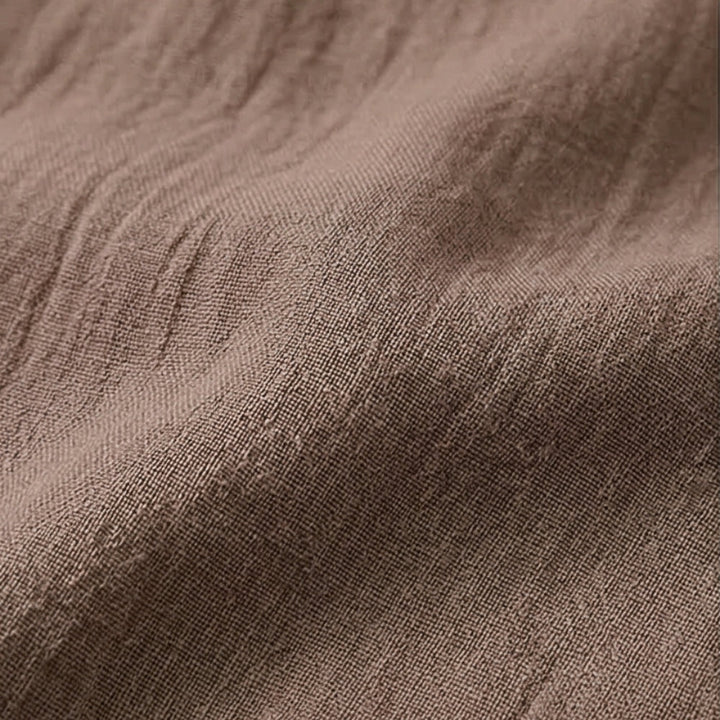 Effortless Linen Blend Matching Set
