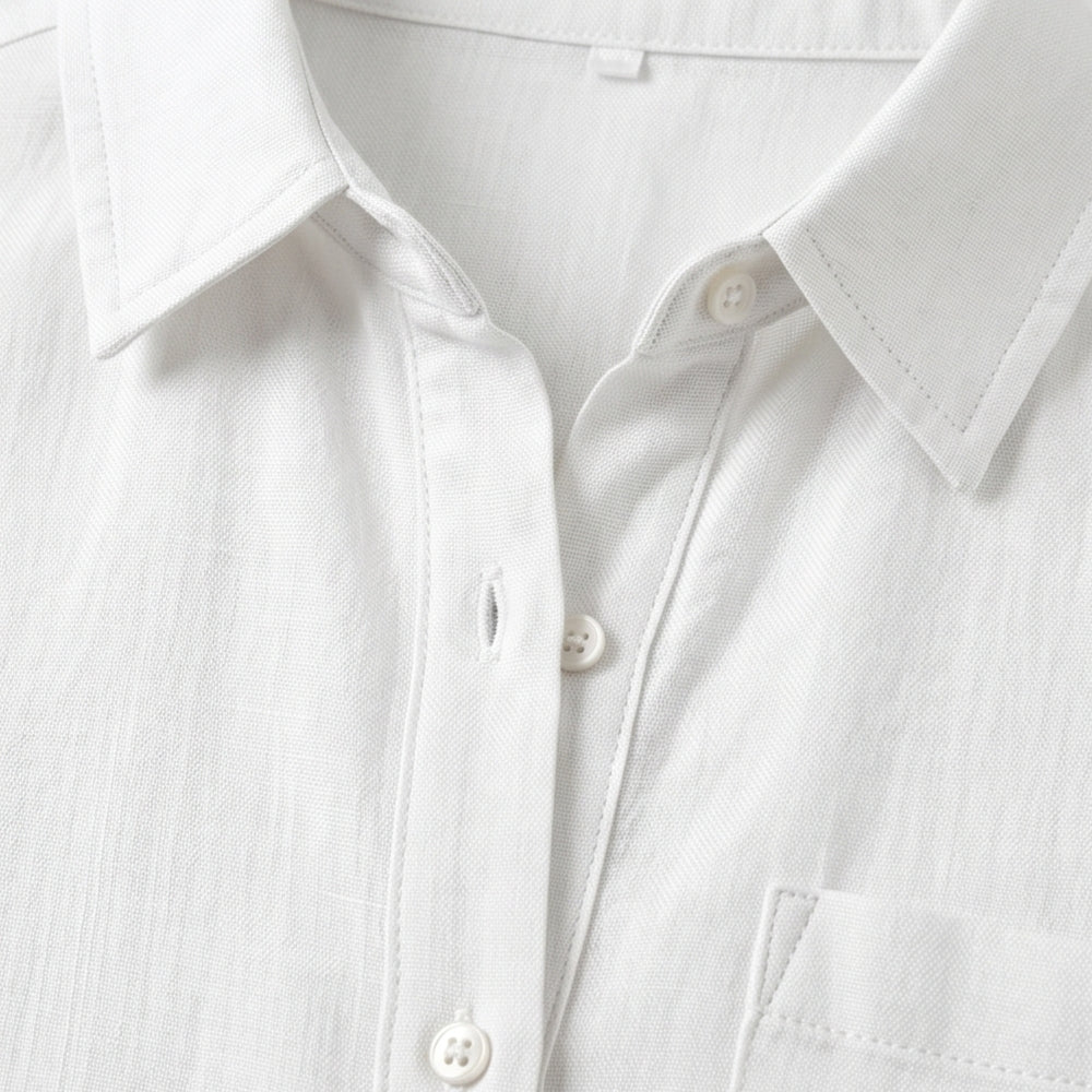 Breathable Cotton Button Up Shirt