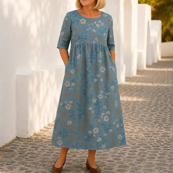 Soft Touch Floral Maxi Dress for Women
