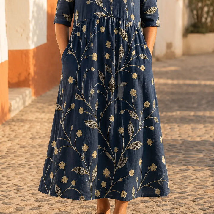 Soft Touch Floral Maxi Dress for Women