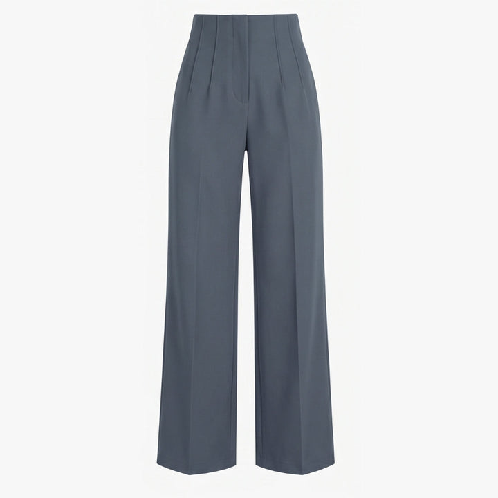 Tailored Pleated Trousers for Elongated Legs