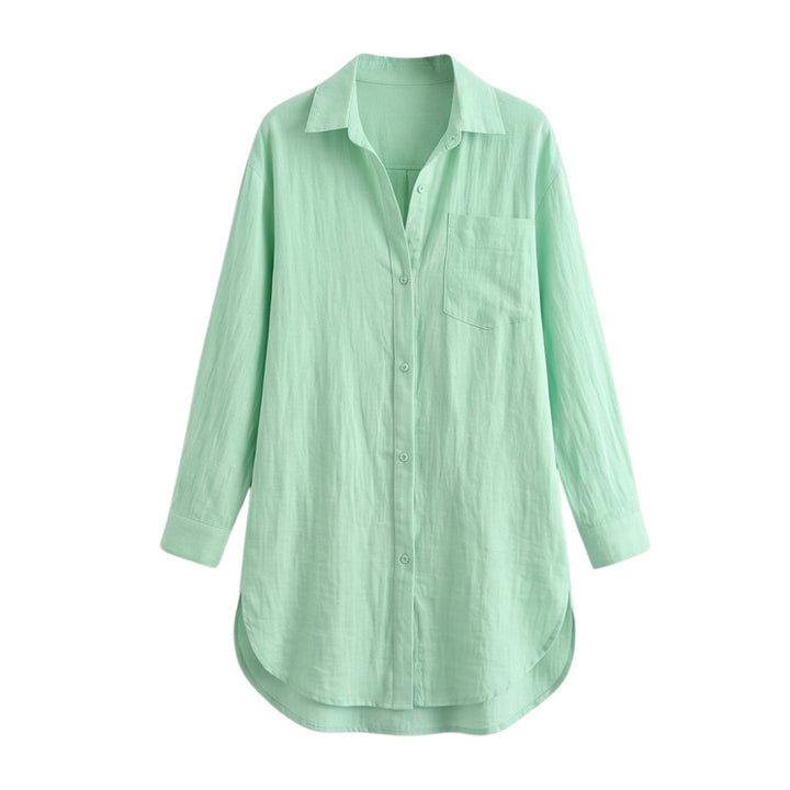 Breathable Cotton Button Up Shirt