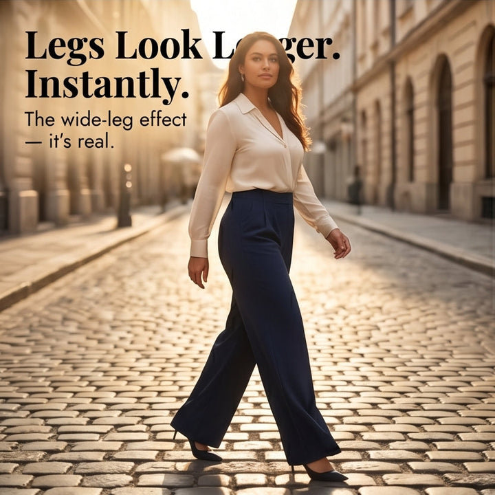 Tailored Pleated Trousers for Elongated Legs