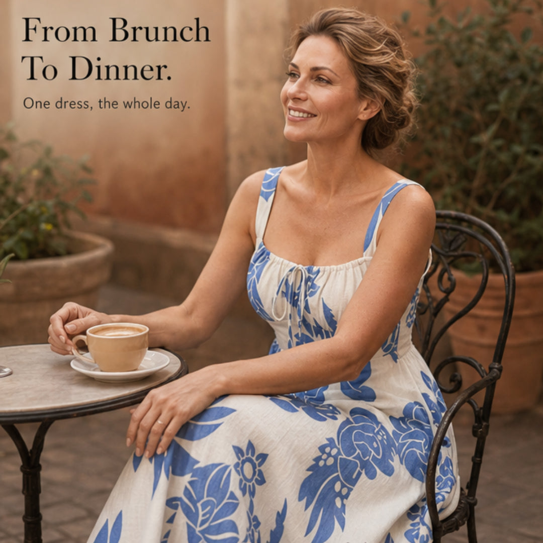 Floral Midi Summer Dress