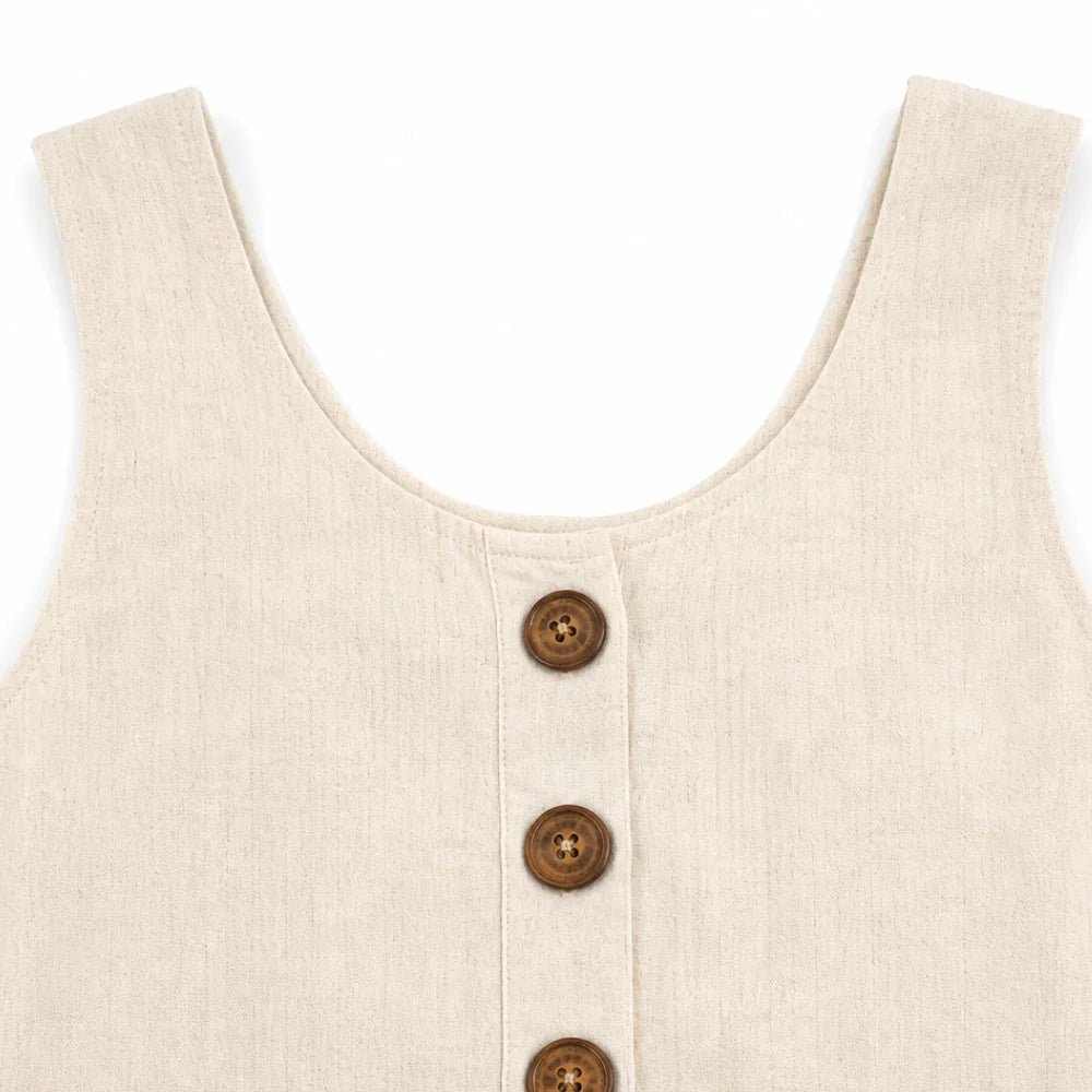 Sleeveless Pocket Dress