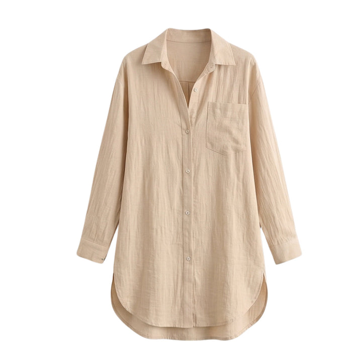 Breathable Cotton Button Up Shirt