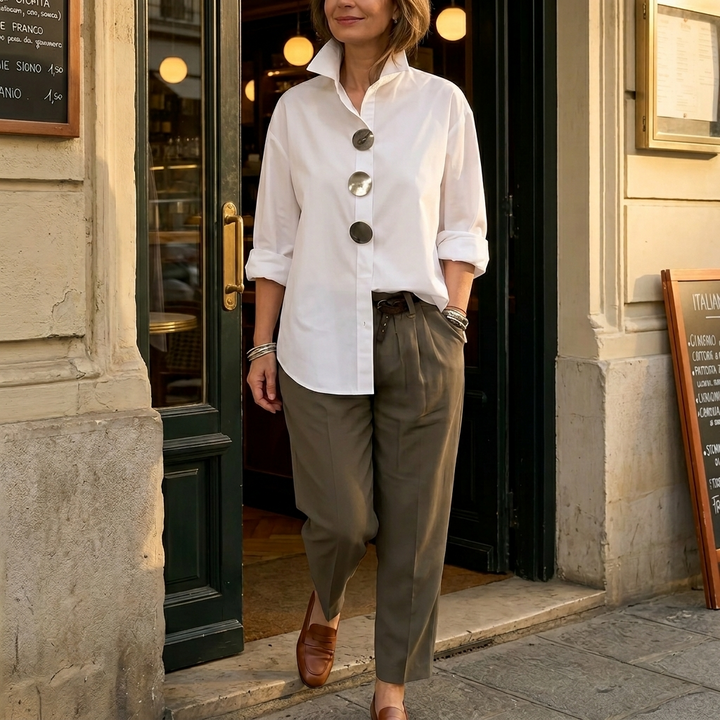 Italian Style Statement Blouse
