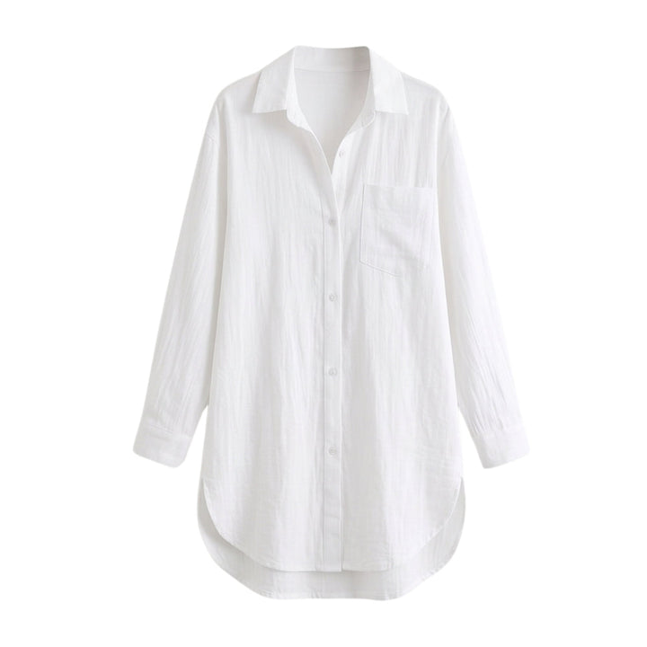 Breathable Cotton Button Up Shirt