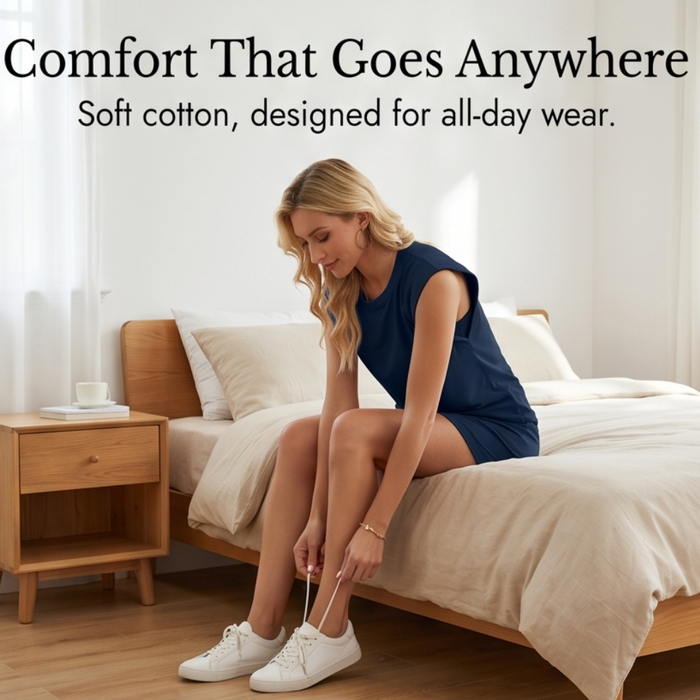 Matching Set with Built-In Shorts — View 8 | Clova