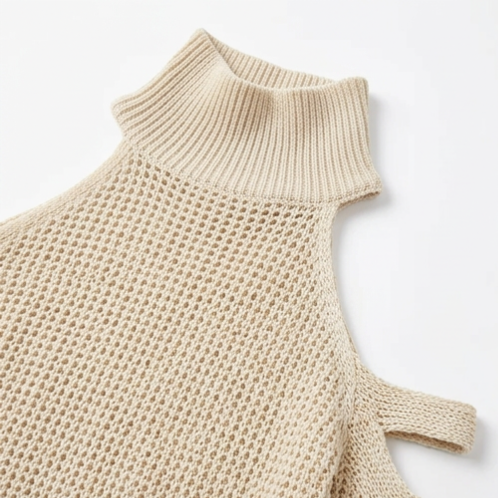 Cold-Shoulder Knit &amp; Wide-Leg Set — View 8 | Clova