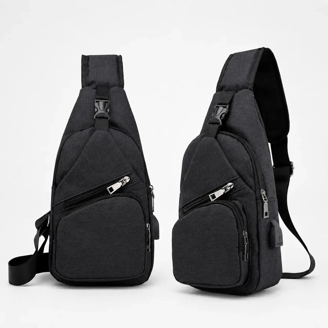 Crossbody Sling Bag with USB Charging Port