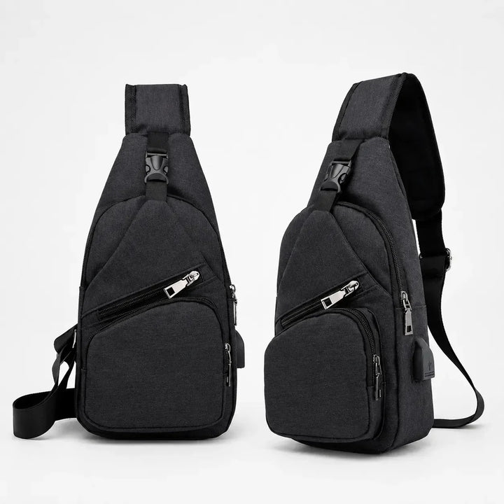 Crossbody Sling Bag with USB Charging Port