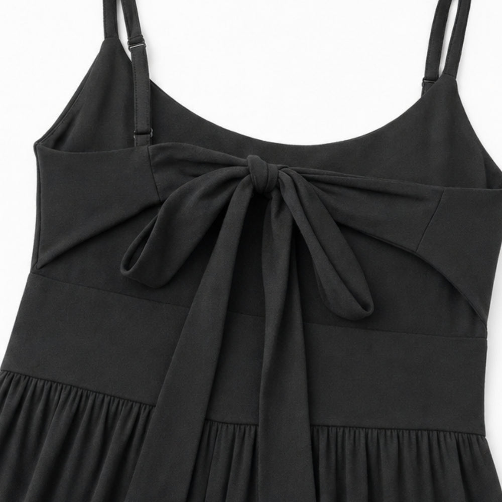 Sleeveless Cutout Wide Leg Jumpsuit with Adjustable Back Tie