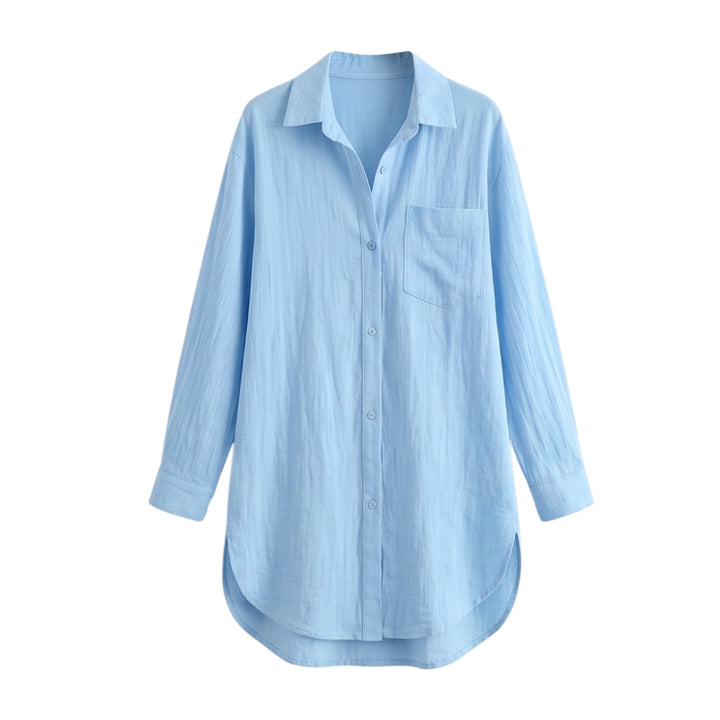 Breathable Cotton Button Up Shirt
