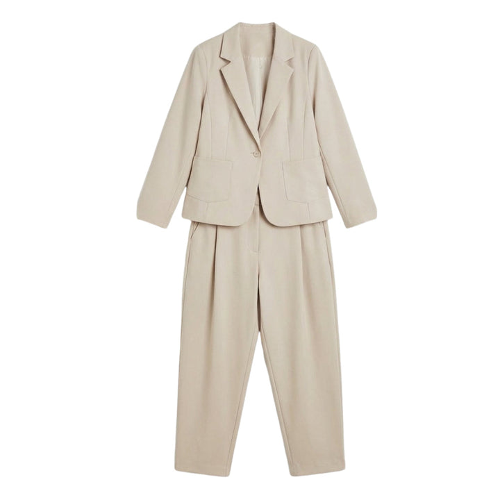 Relaxed Blazer and Trouser Set