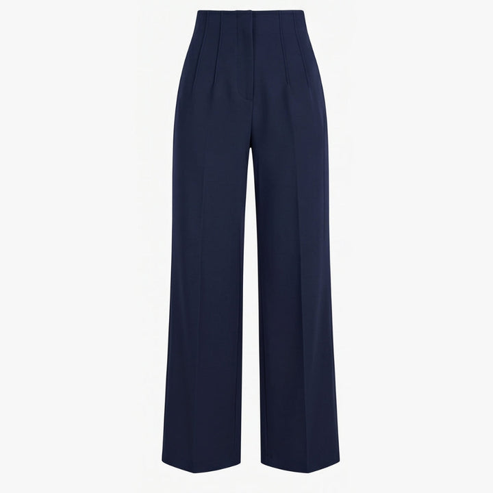 Tailored Pleated Trousers for Elongated Legs