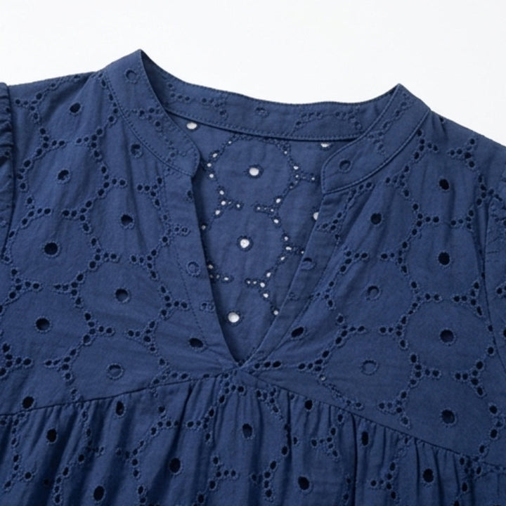 Cotton Eyelet Summer Dress