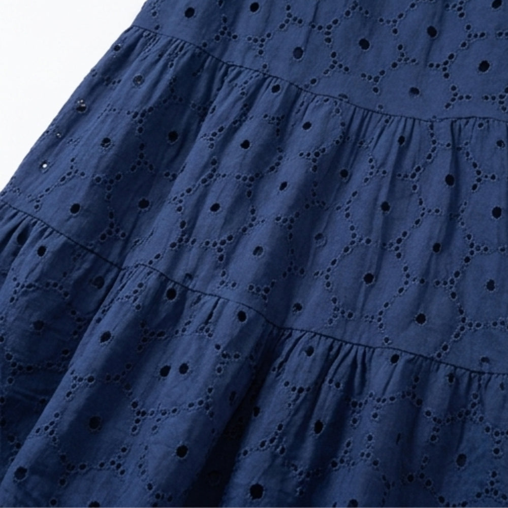 Cotton Eyelet Summer Dress