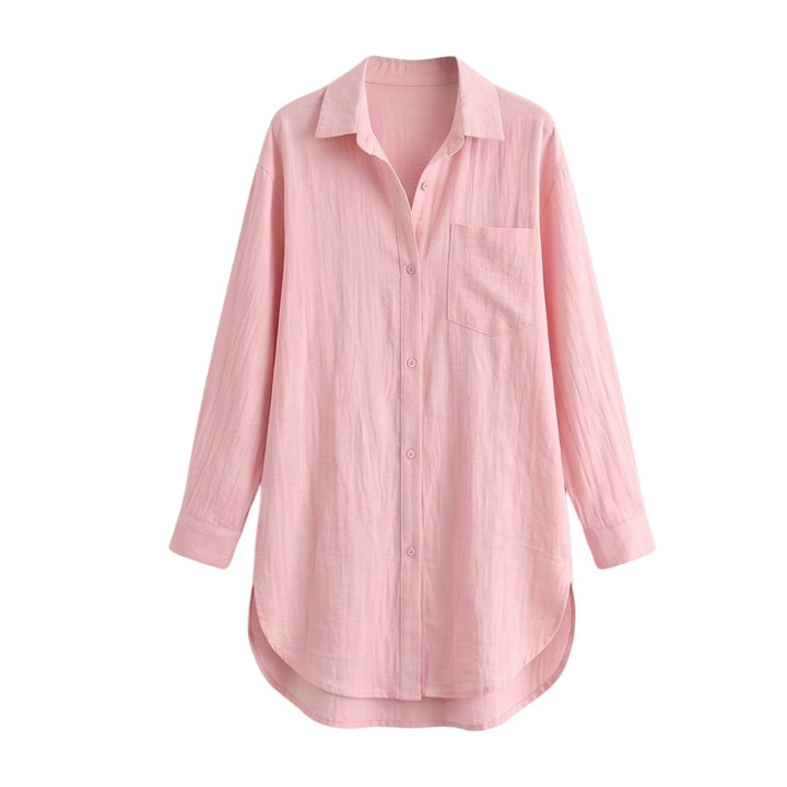 Breathable Cotton Button Up Shirt