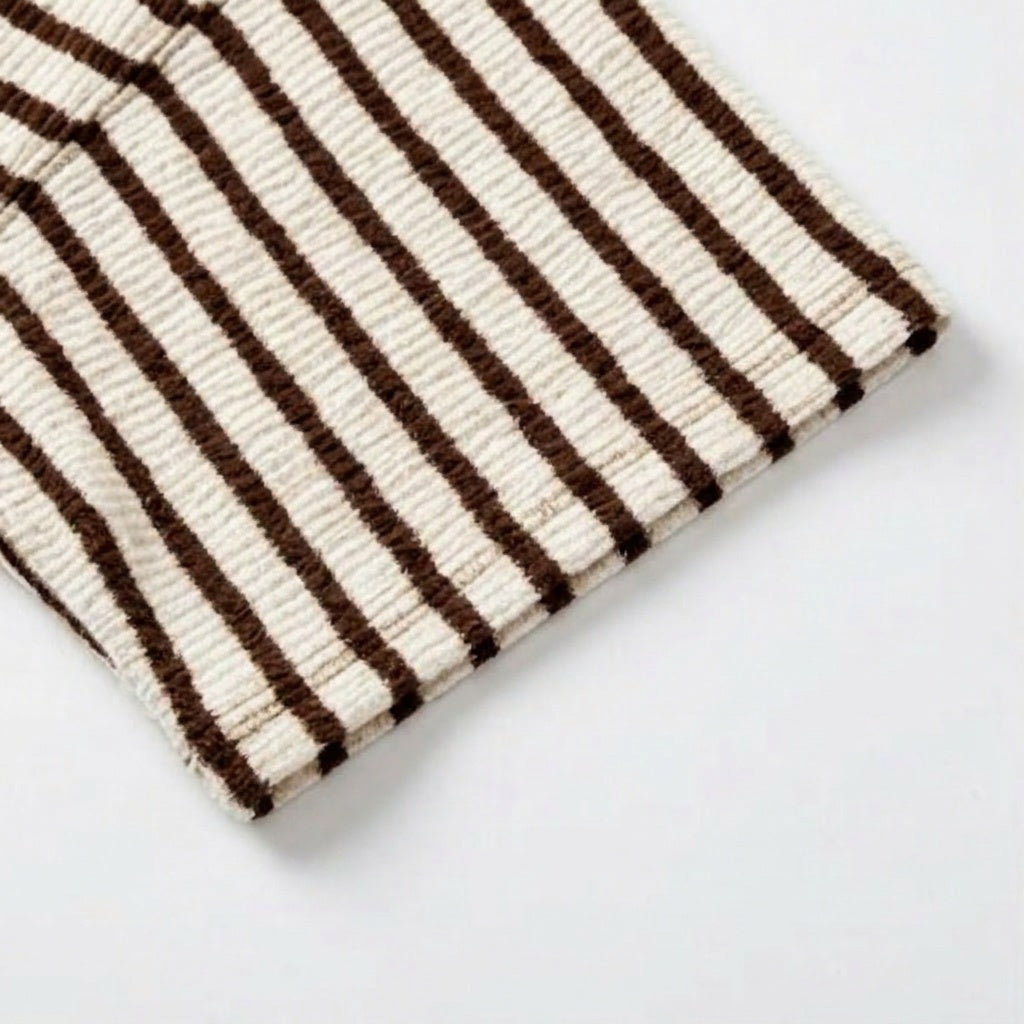 Textured Stripe Relaxed Tee