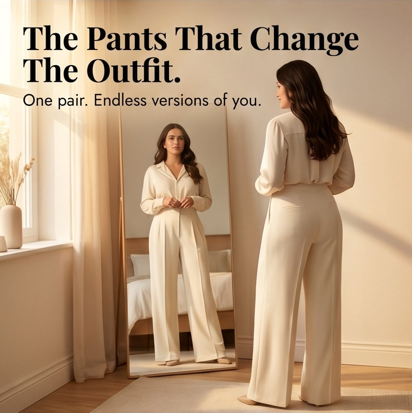 Tailored Pleated Trousers for Elongated Legs