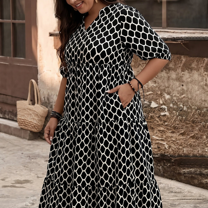 Boho Maxi Dress with Pockets