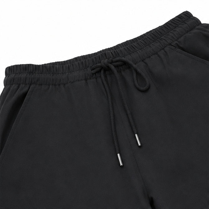 Wide-Leg Drawstring Cargo Pants with Pockets