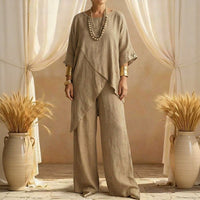 Asymmetrical Two Piece Set