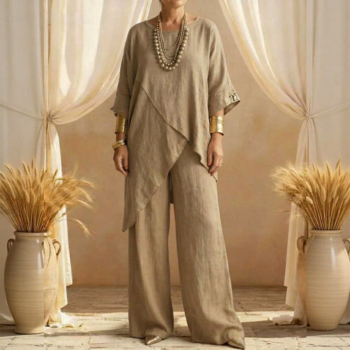 Asymmetrical Two Piece Set