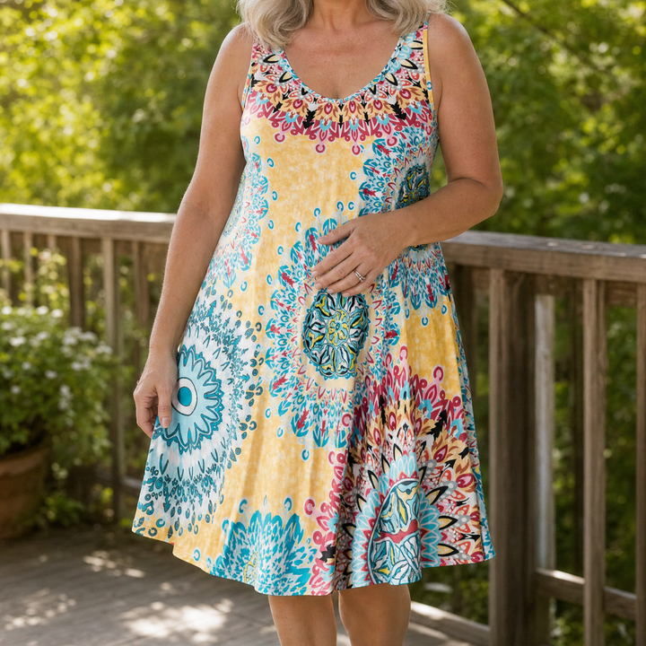 Flowy A-Line Sundress | Clova Women&
