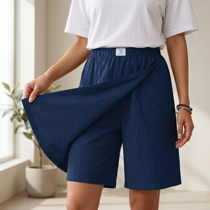 Wrap-Front Skort with Hidden Shorts | Clova Women&